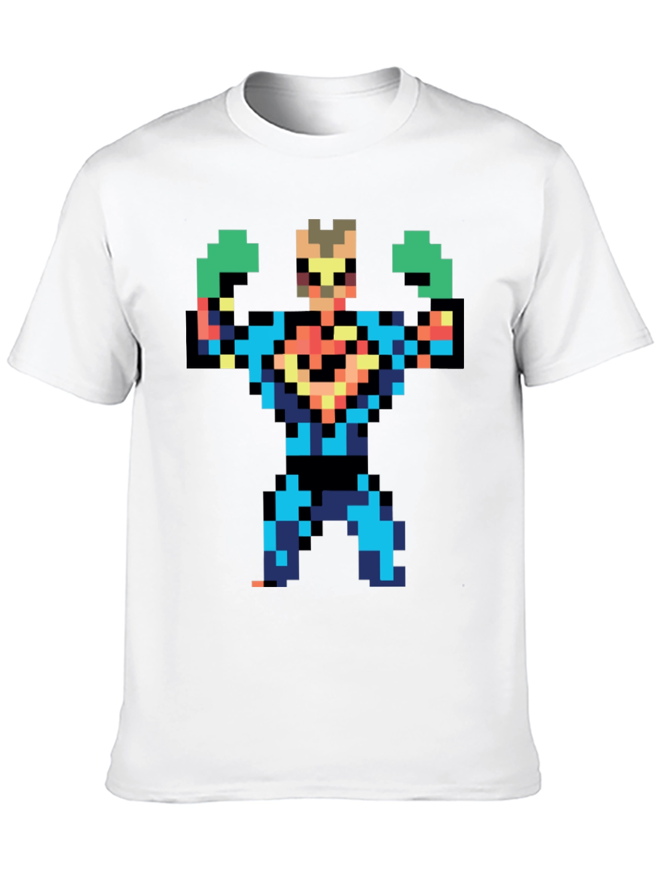 Pixel Art Hero T-Shirt - Retro Gaming Style