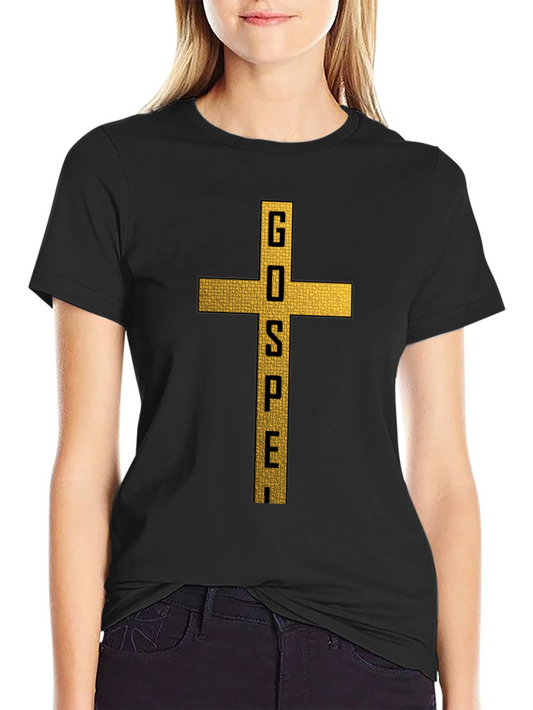 Gospel Cross Graphic Tee - Religious Inspired Shirt