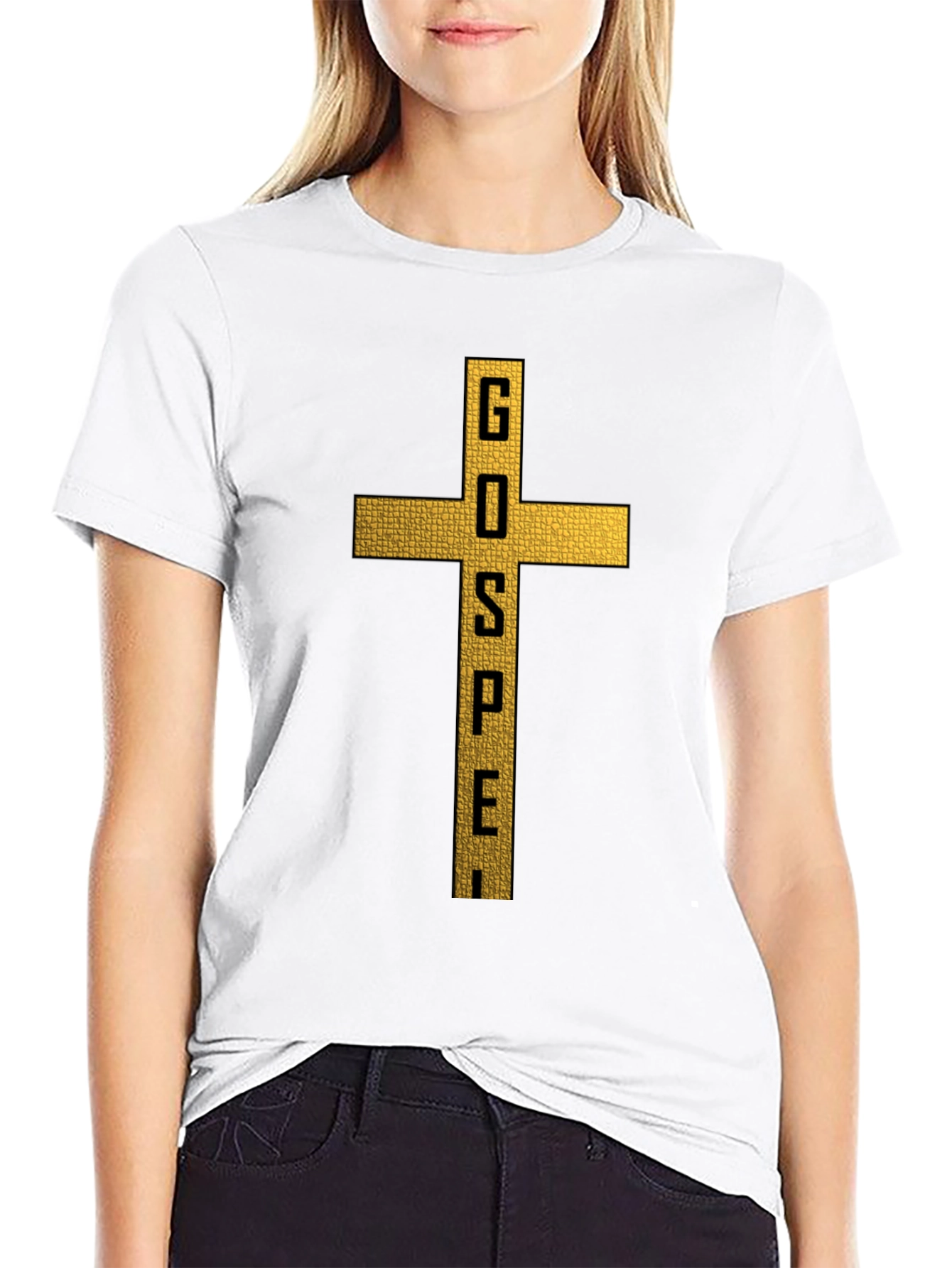 Gospel Cross Graphic Tee - Religious Inspired Shirt
