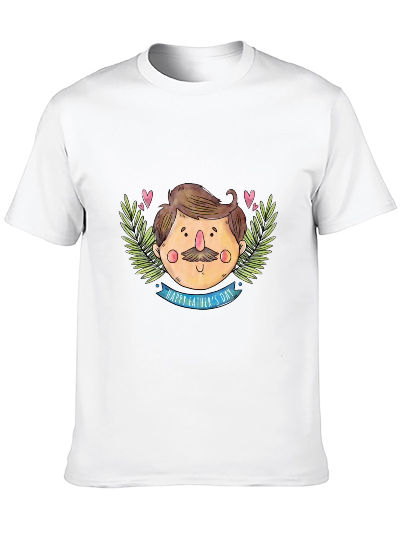 Happy Fathers Day Cartoon Graphic T-Shirt