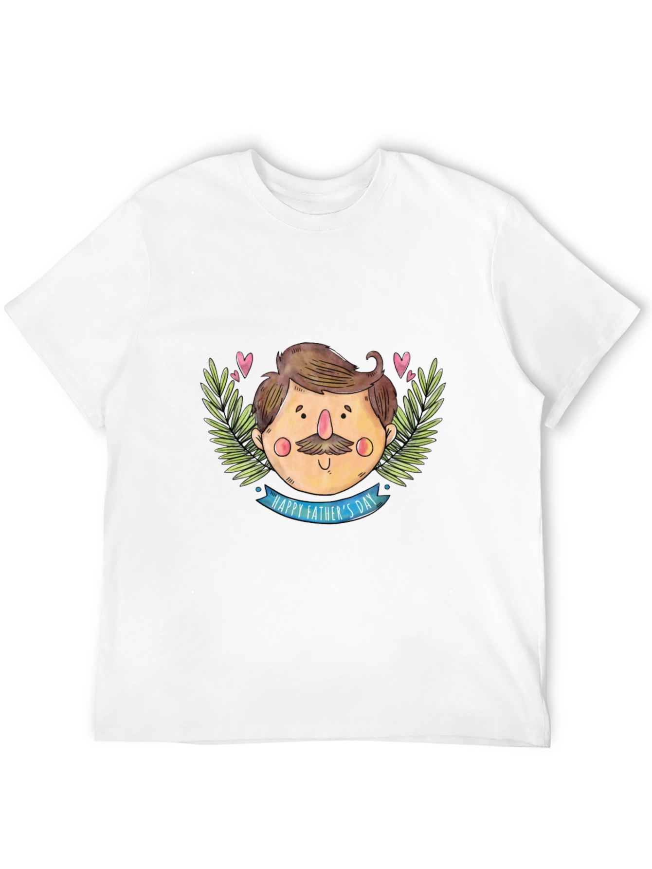 Happy Fathers Day Cartoon Graphic T-Shirt
