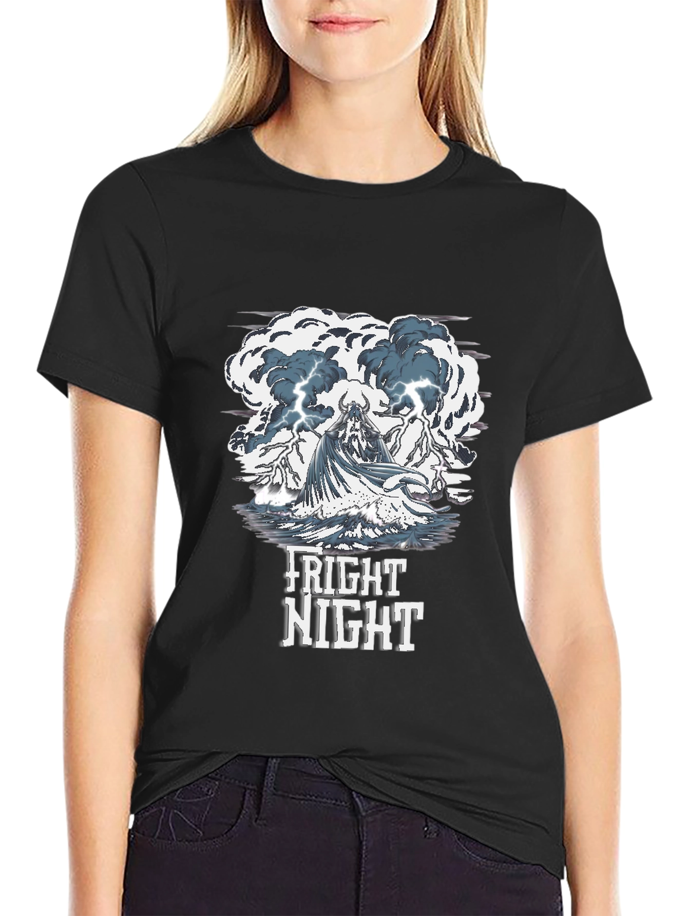 Fright Night Graphic Print T-Shirt