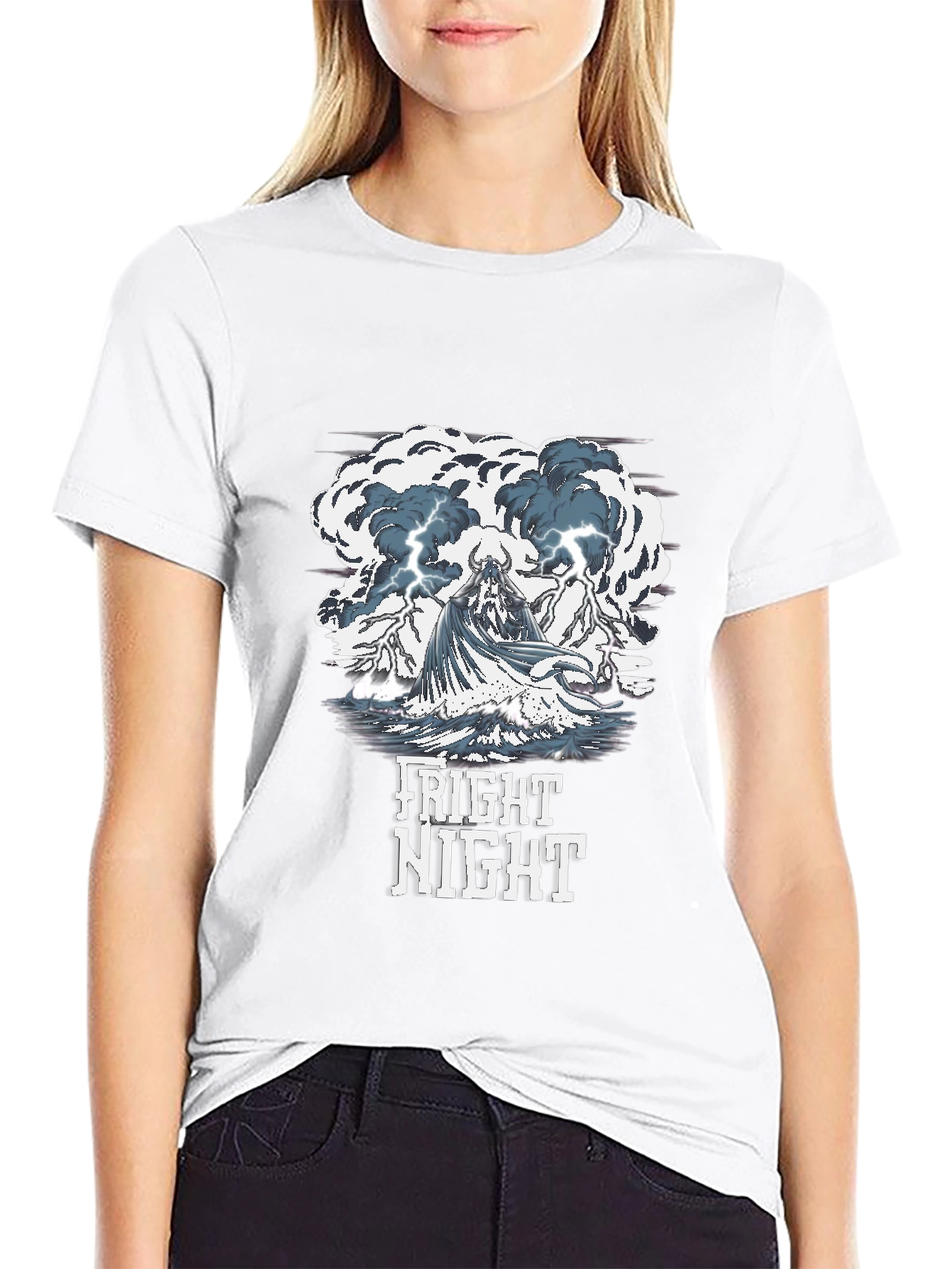 Fright Night Graphic Print T-Shirt