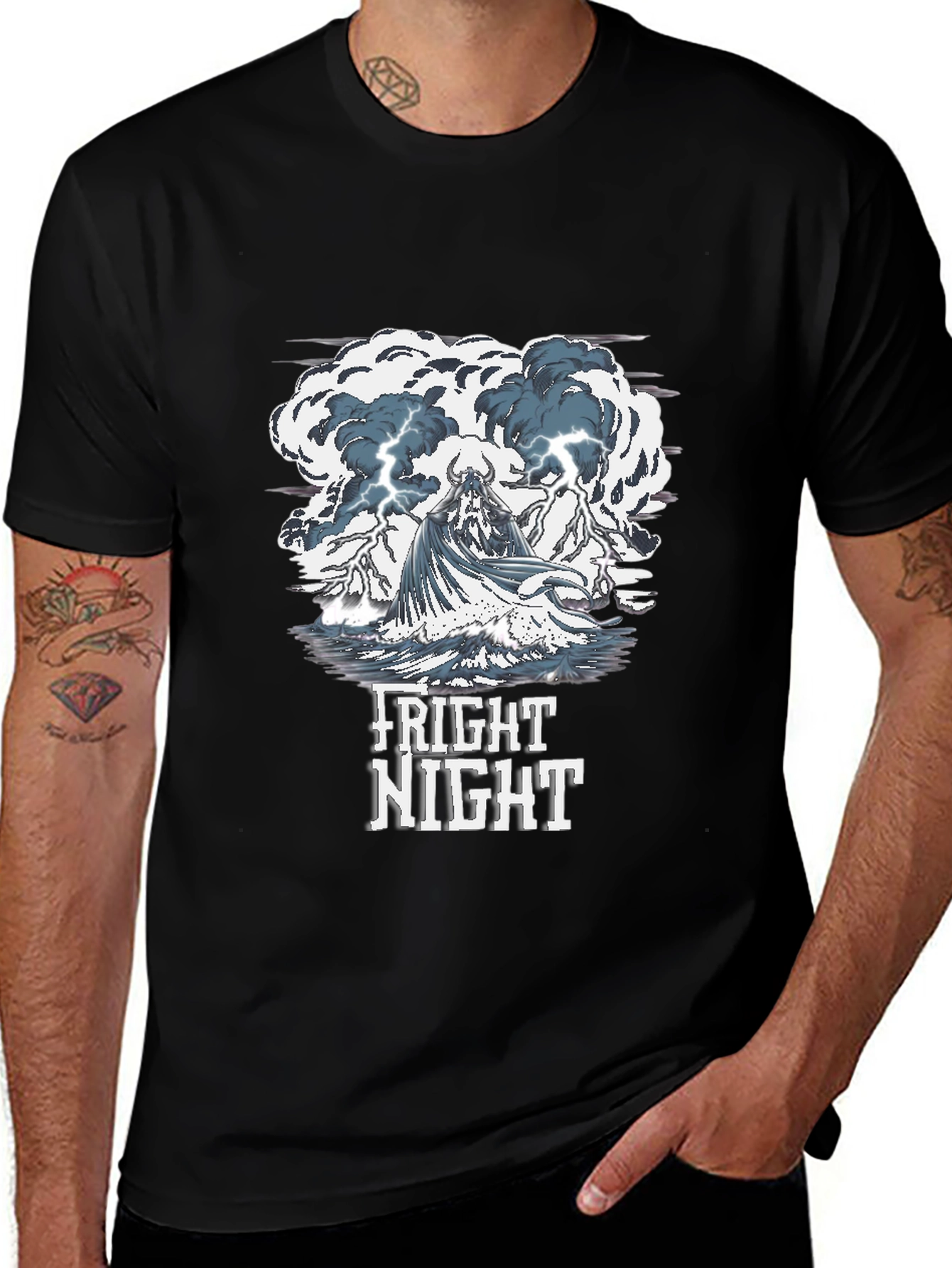 Fright Night Graphic Print T-Shirt