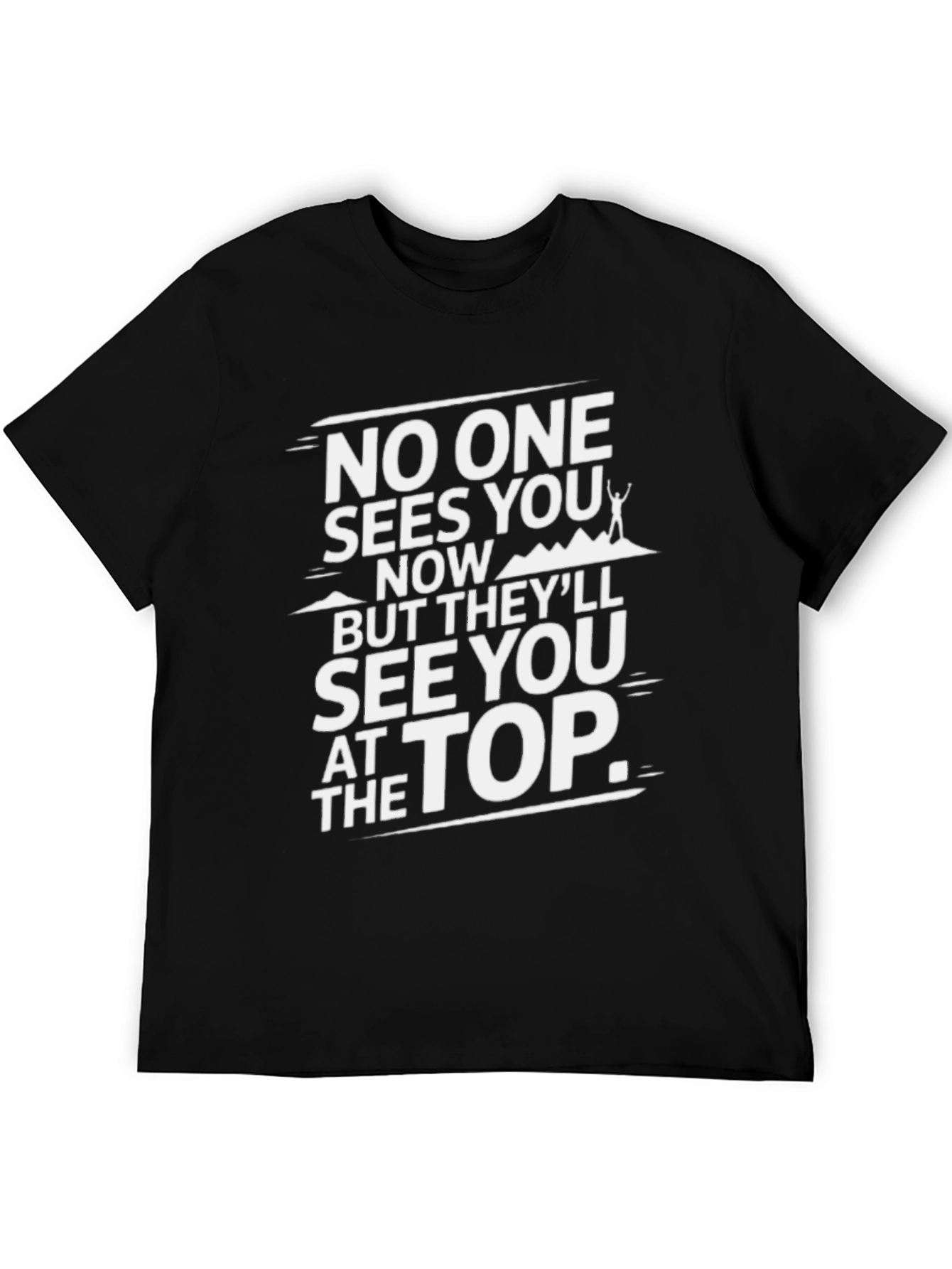 Inspirational Climb T-Shirt - Reach the Top