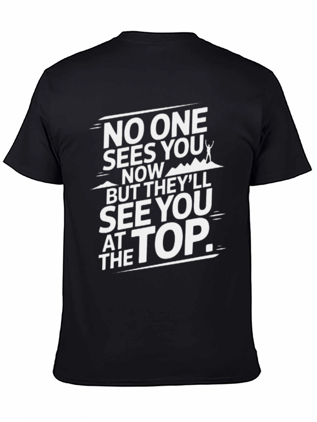 Inspirational Climb T-Shirt - Reach the Top