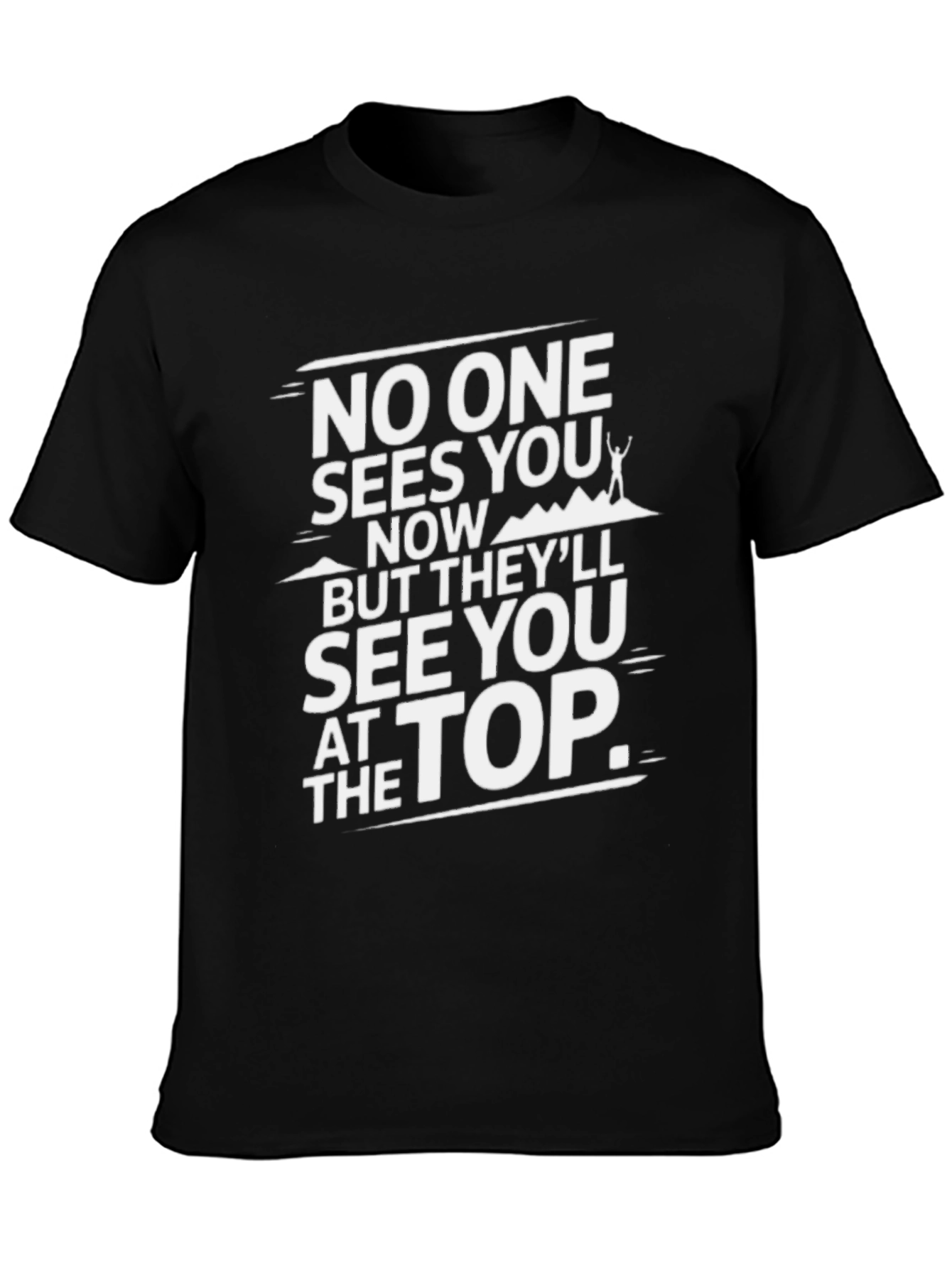 Inspirational Climb T-Shirt - Reach the Top