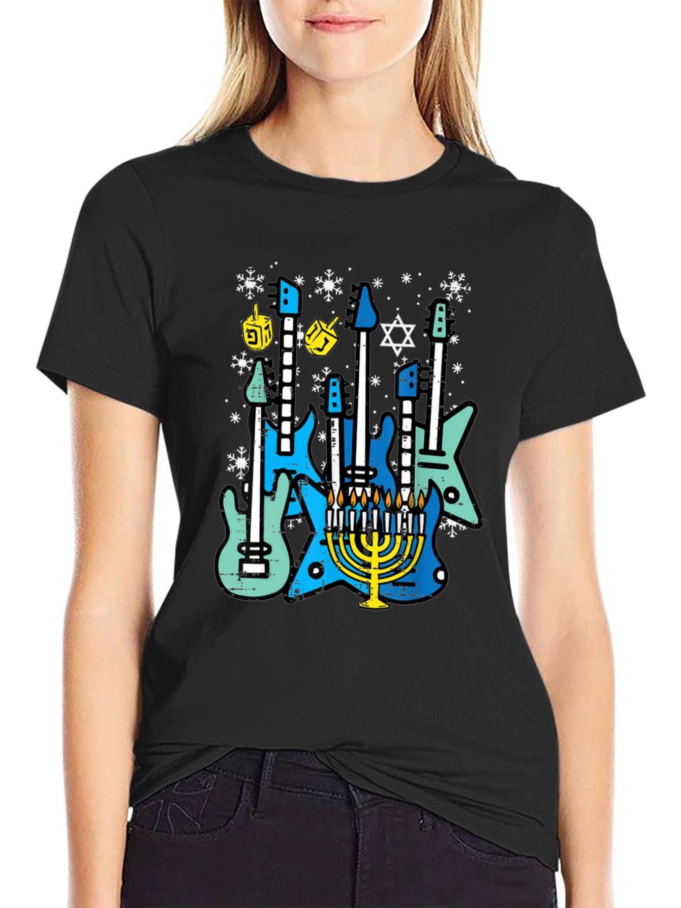 Hanukkah Guitar T-Shirt