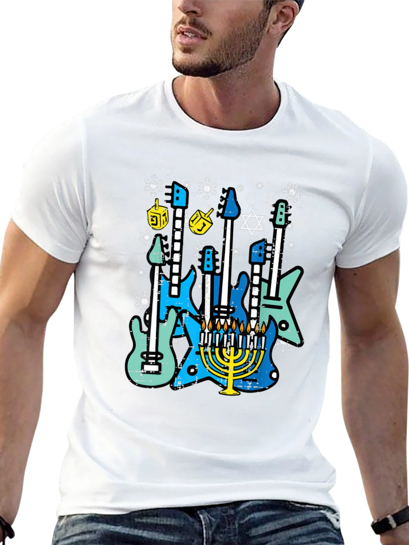 Hanukkah Guitar T-Shirt