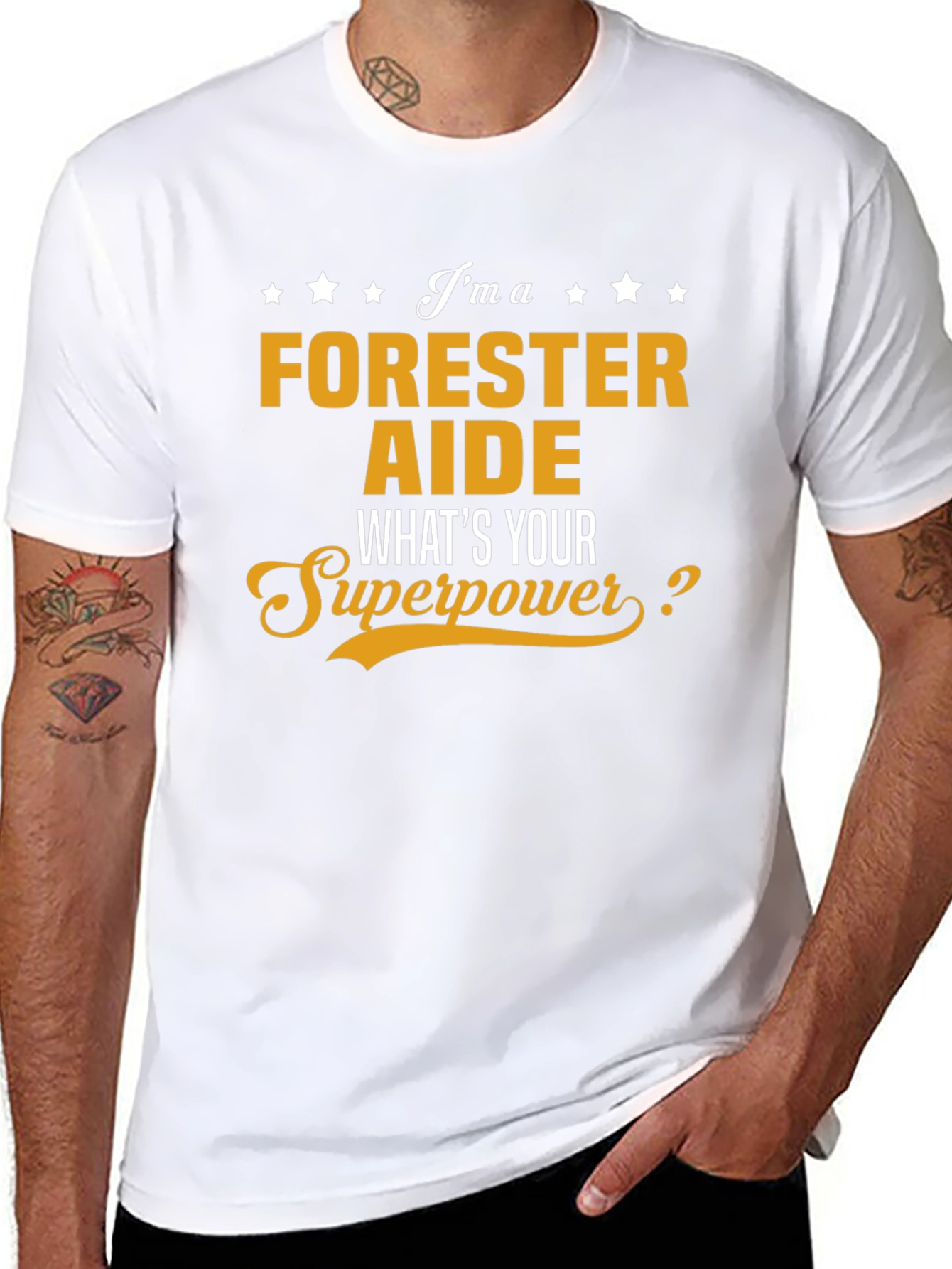 Forester Aide Superpower T-Shirt - Black