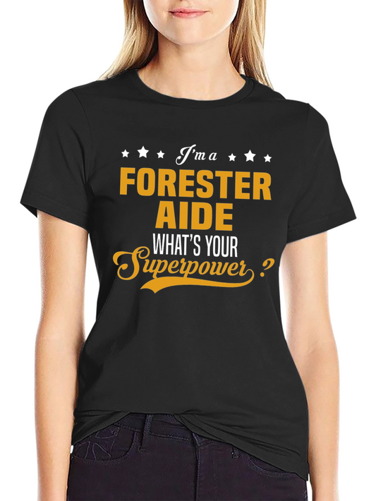 Forester Aide Superpower T-Shirt - Black