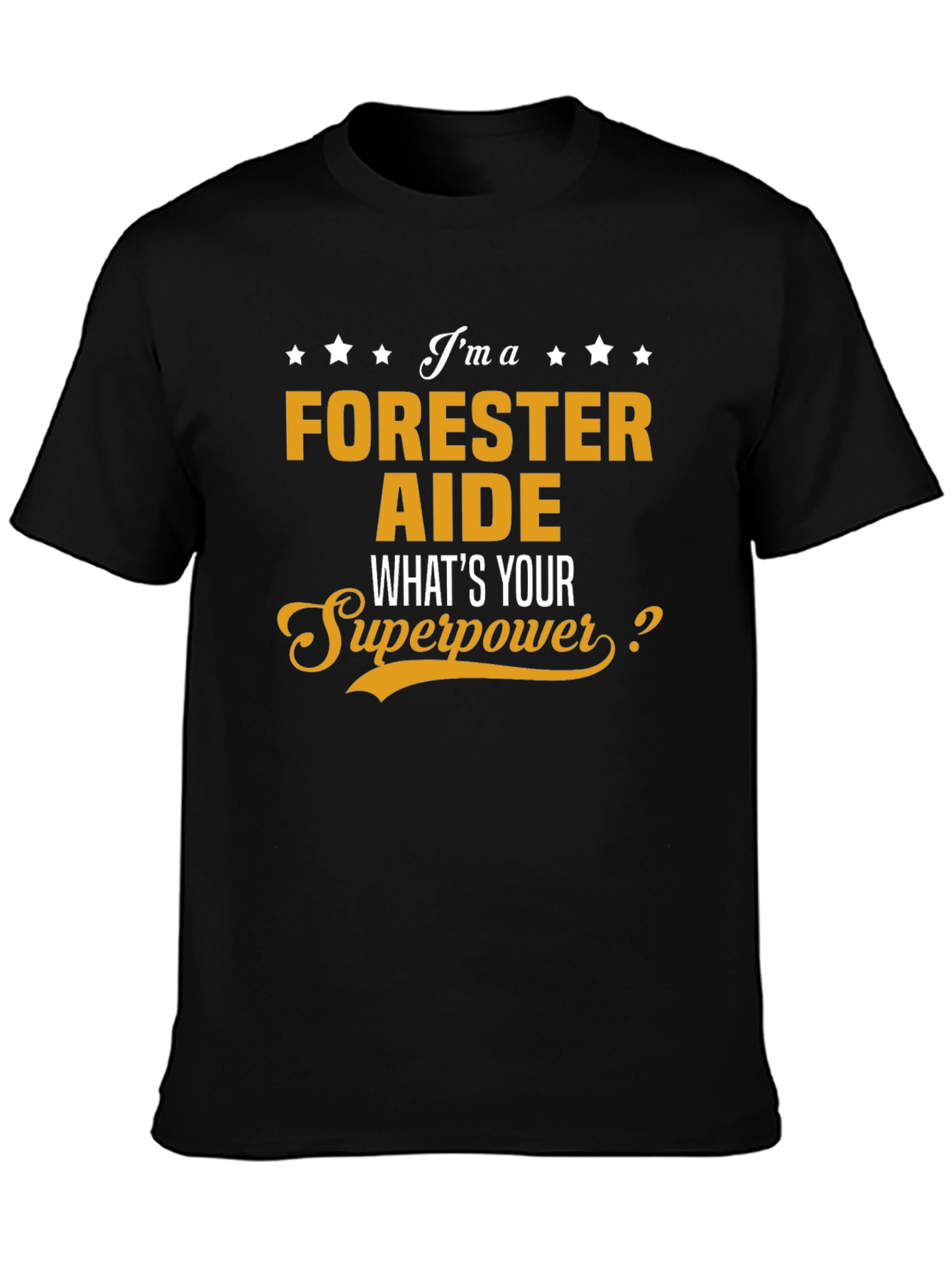 Forester Aide Superpower T-Shirt - Black
