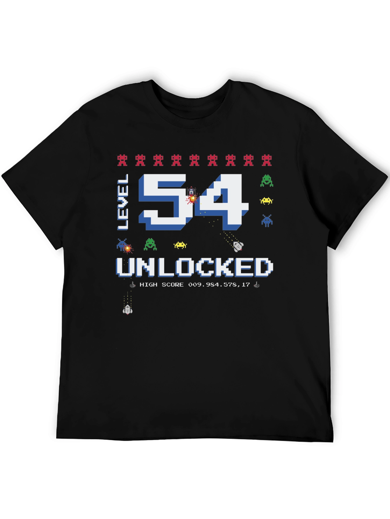 Level 54 Unlocked Gamer T-Shirt