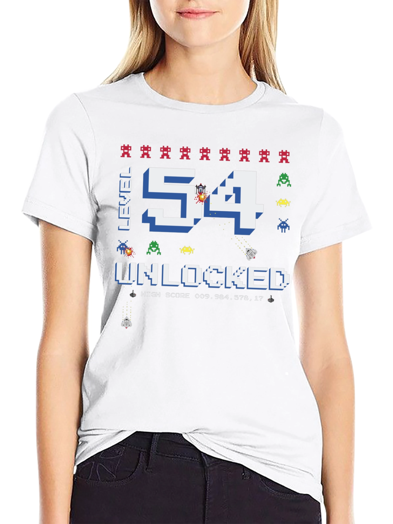 Level 54 Unlocked Gamer T-Shirt