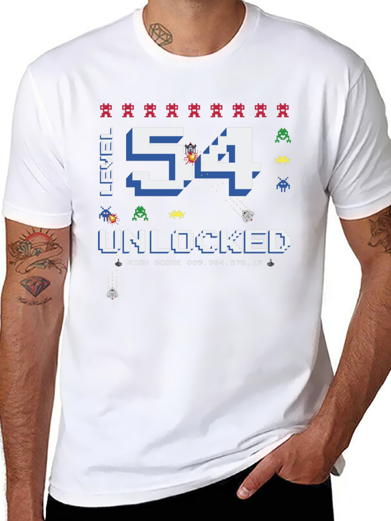 Level 54 Unlocked Gamer T-Shirt