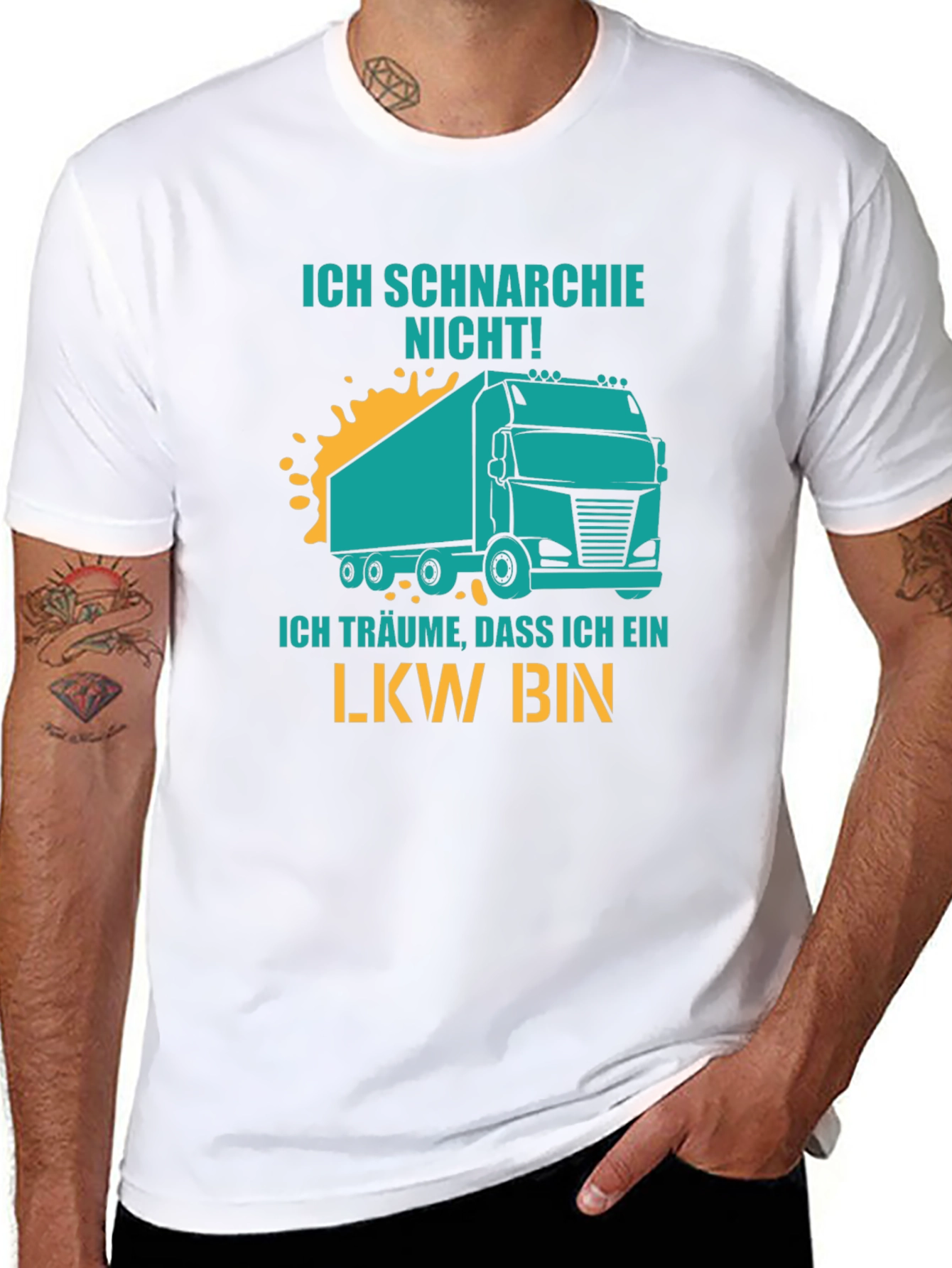 Ich Schnarchie Nicht! Trucker T-Shirt