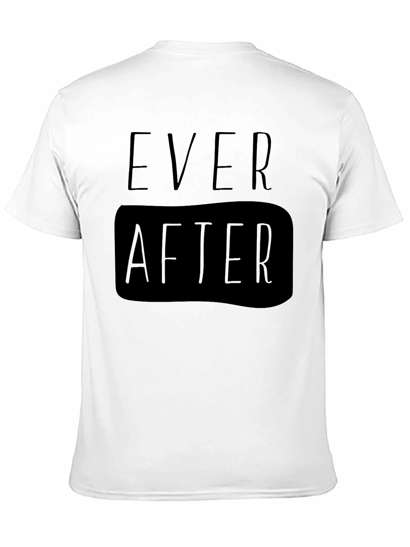 Ever After Black Graphic Tee for Men