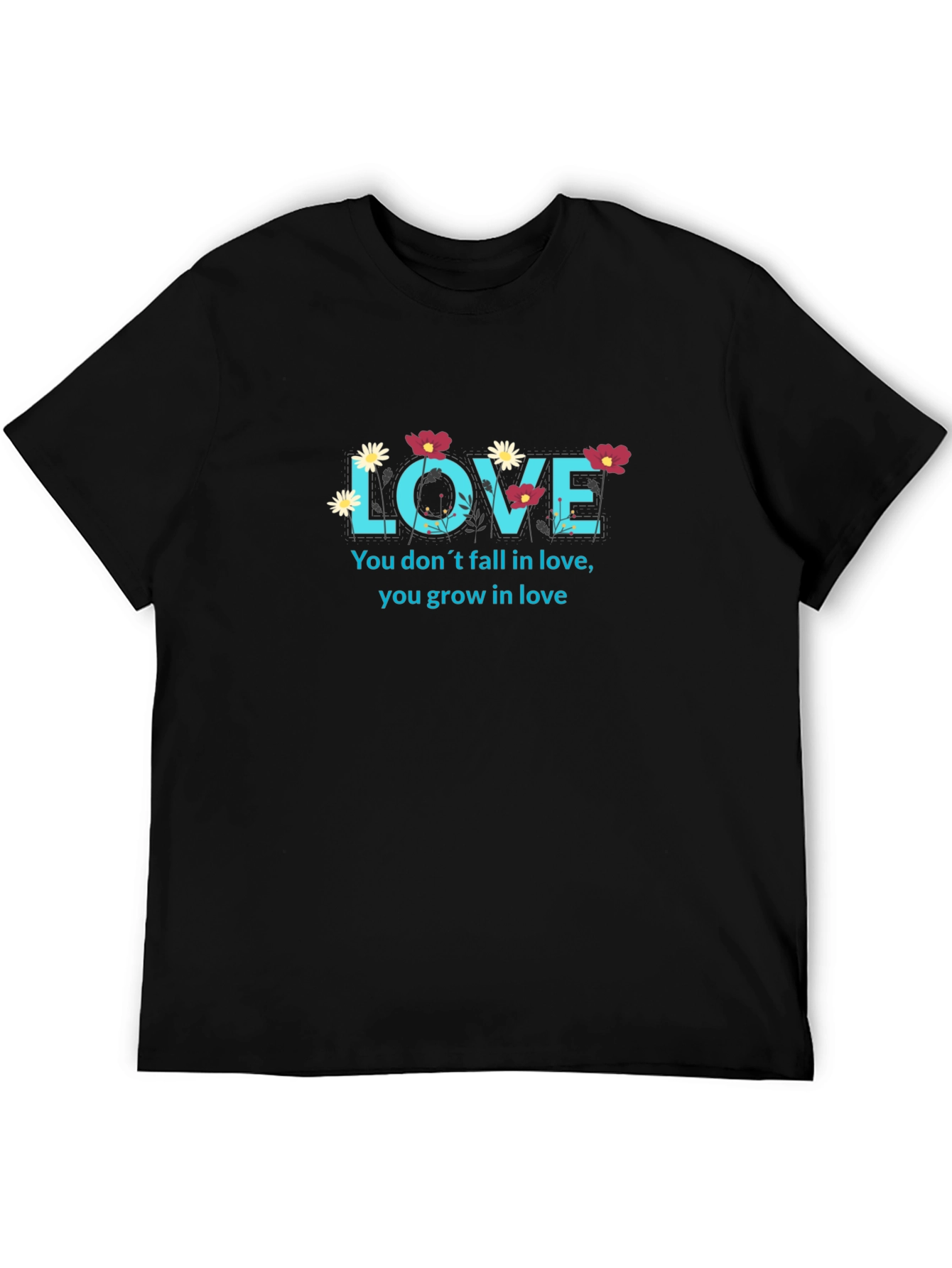 Love Grows T-Shirt - Floral Design