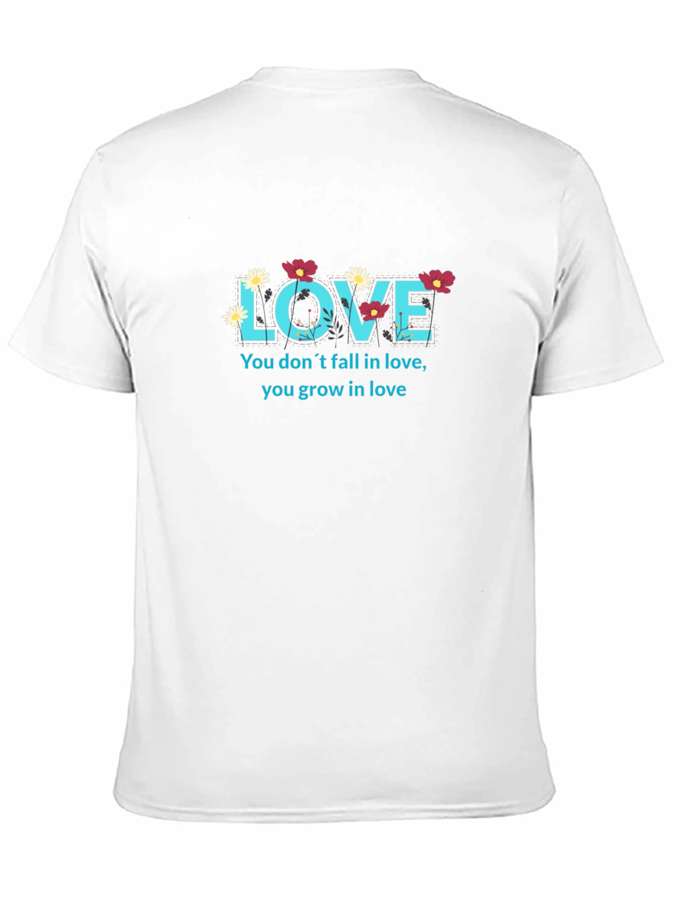 Love Grows T-Shirt - Floral Design