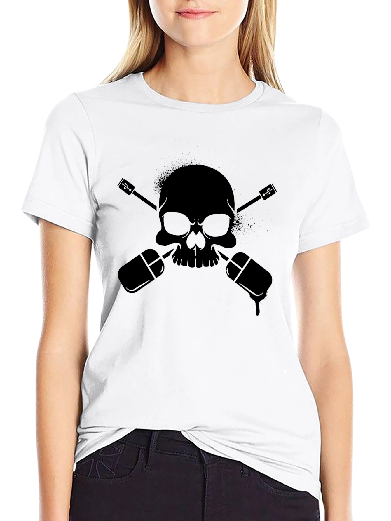 Skull & Mic Black T-Shirt