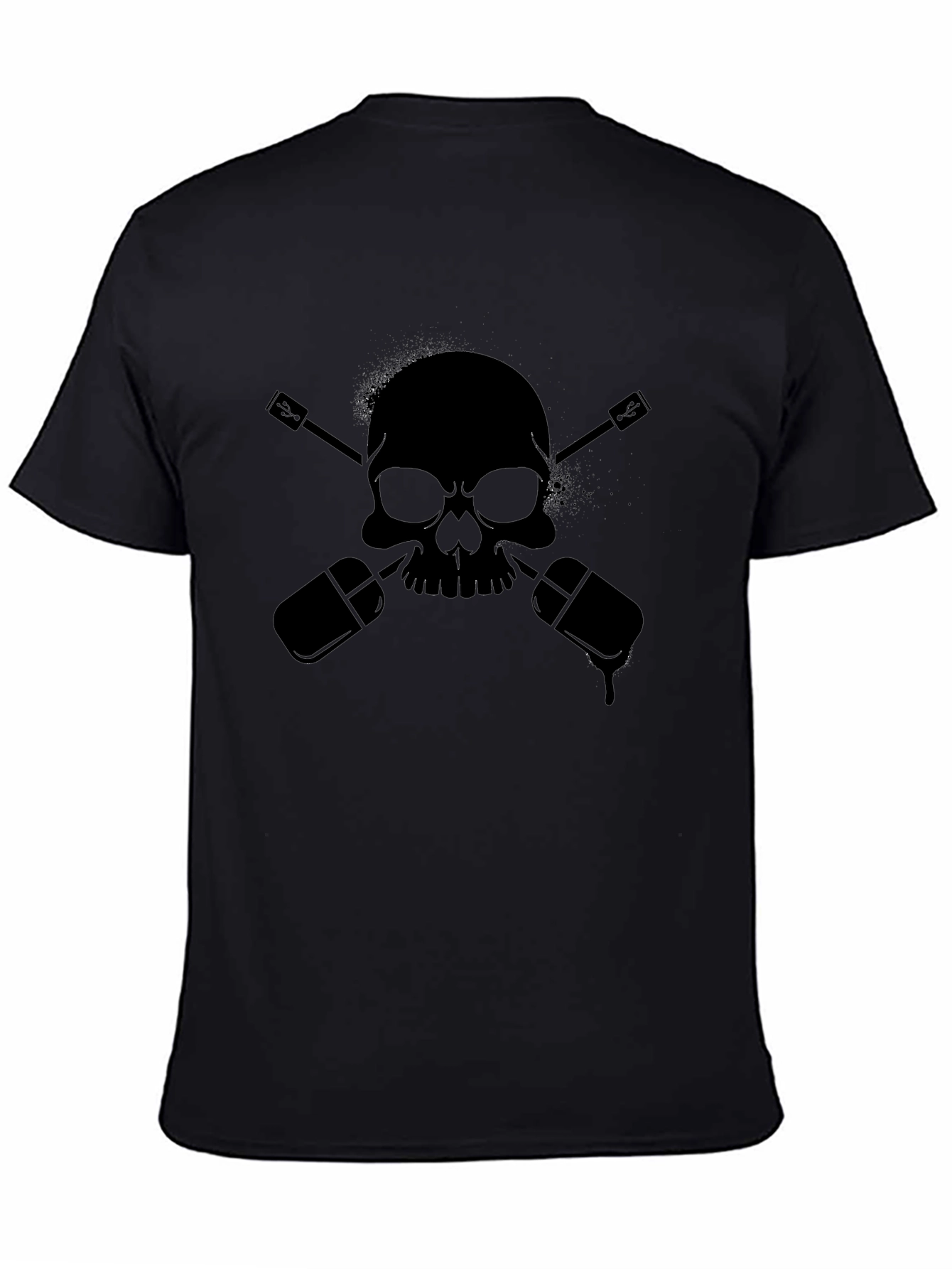 Skull & Mic Black T-Shirt
