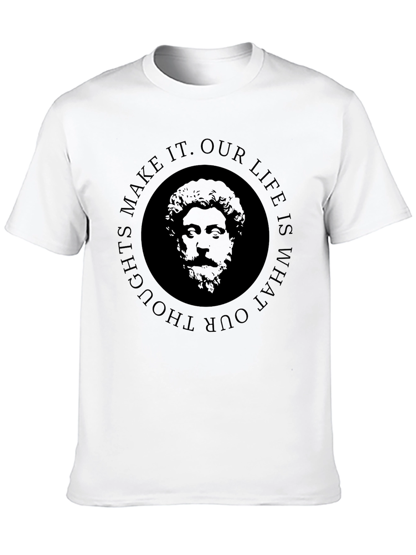 Philosophical T-Shirt: Marcus Aurelius Quote Tee
