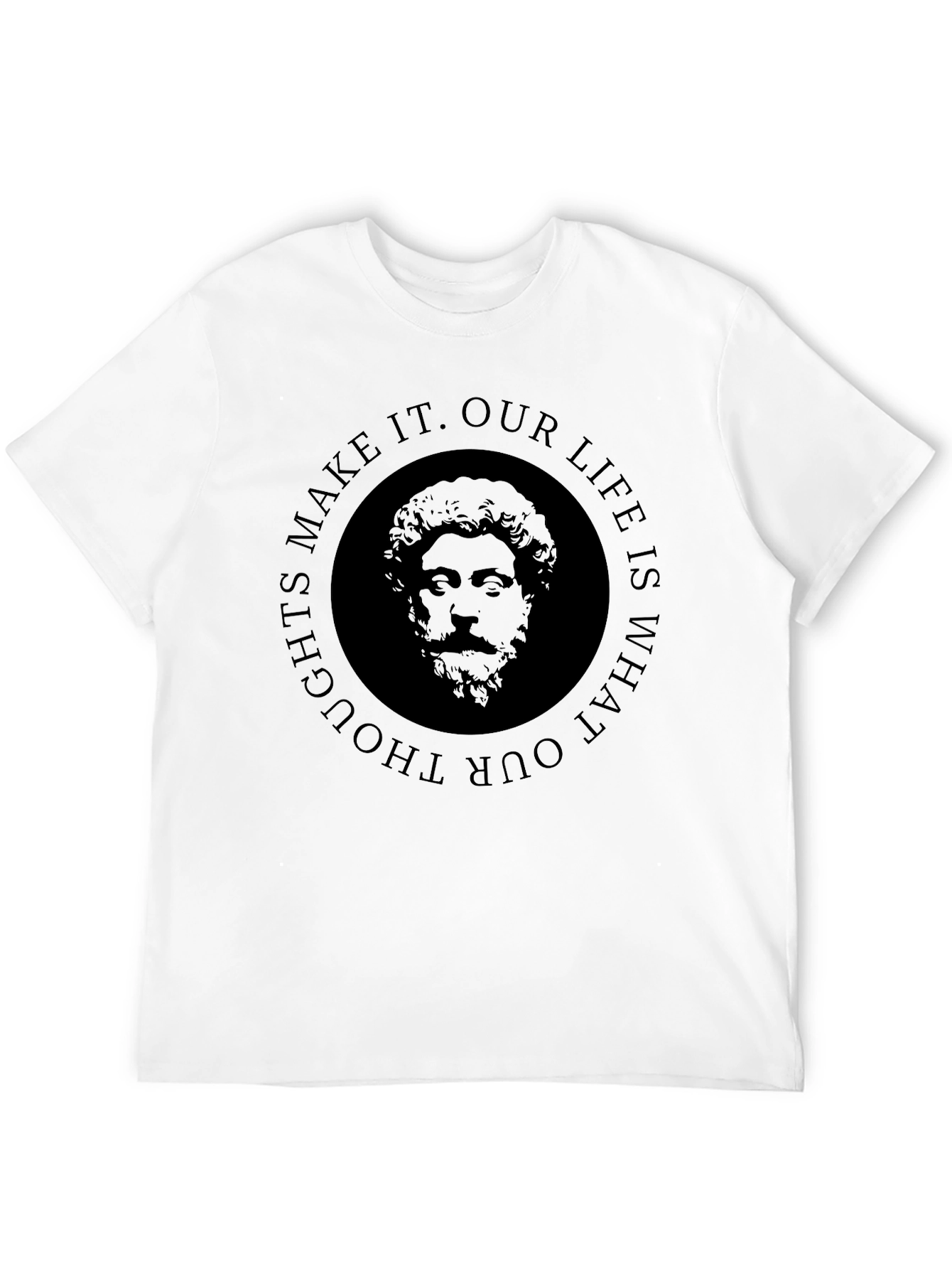 Philosophical T-Shirt: Marcus Aurelius Quote Tee