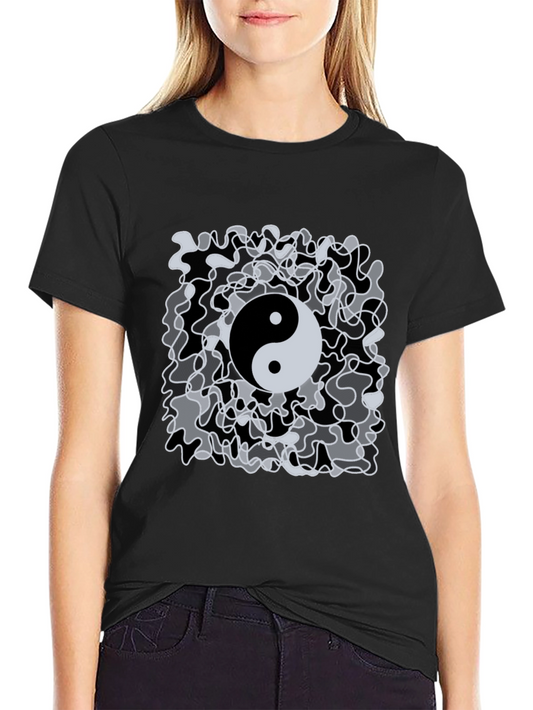 Yin Yang T-Shirt - Abstract Design