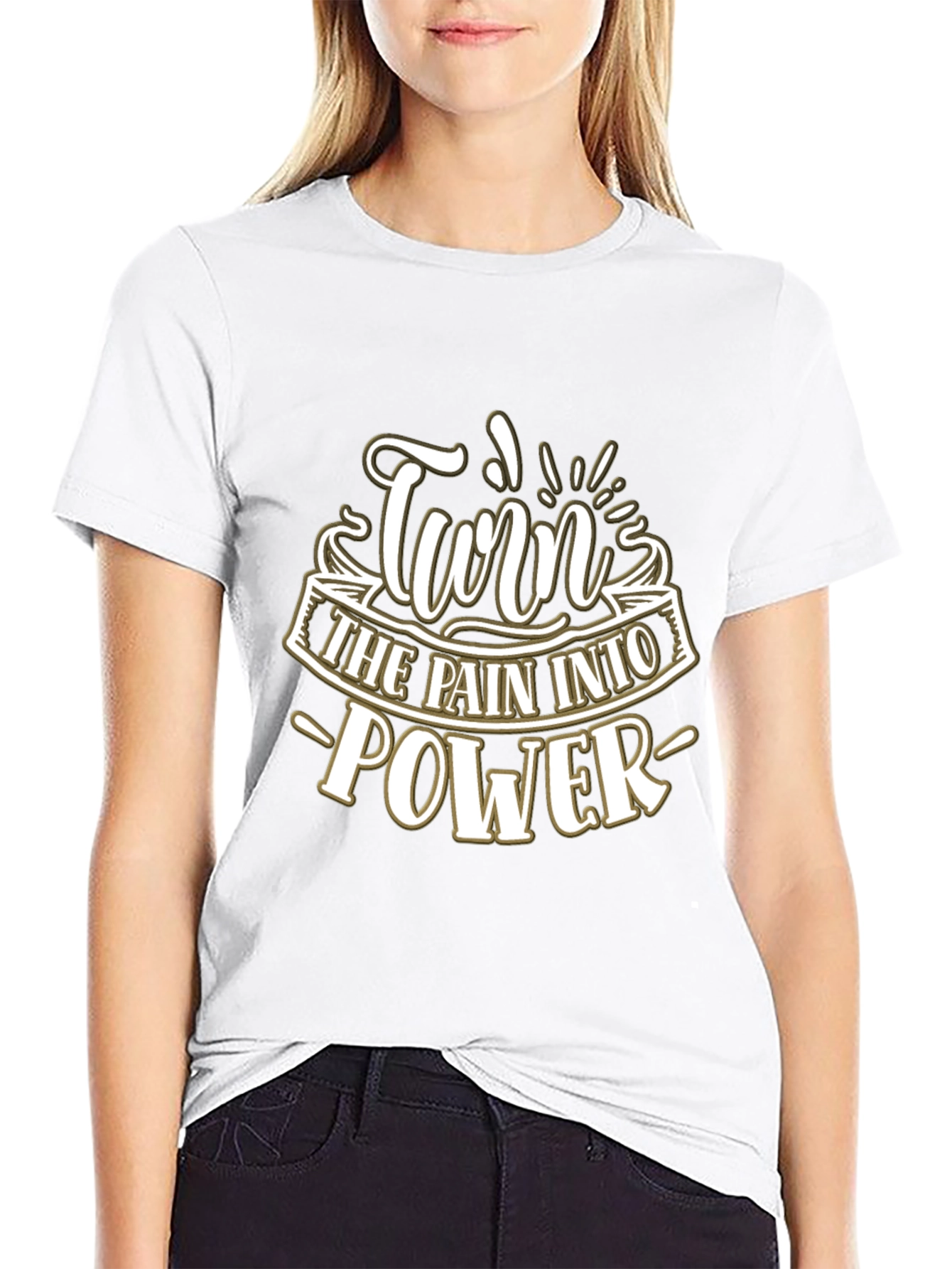Turn Pain Into Power Graphic T-Shirt