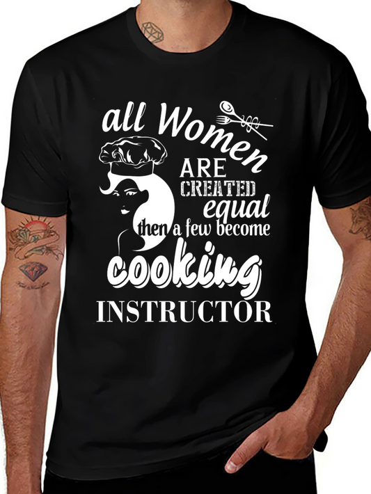 All Women Cooking Instructor Graphic Tee