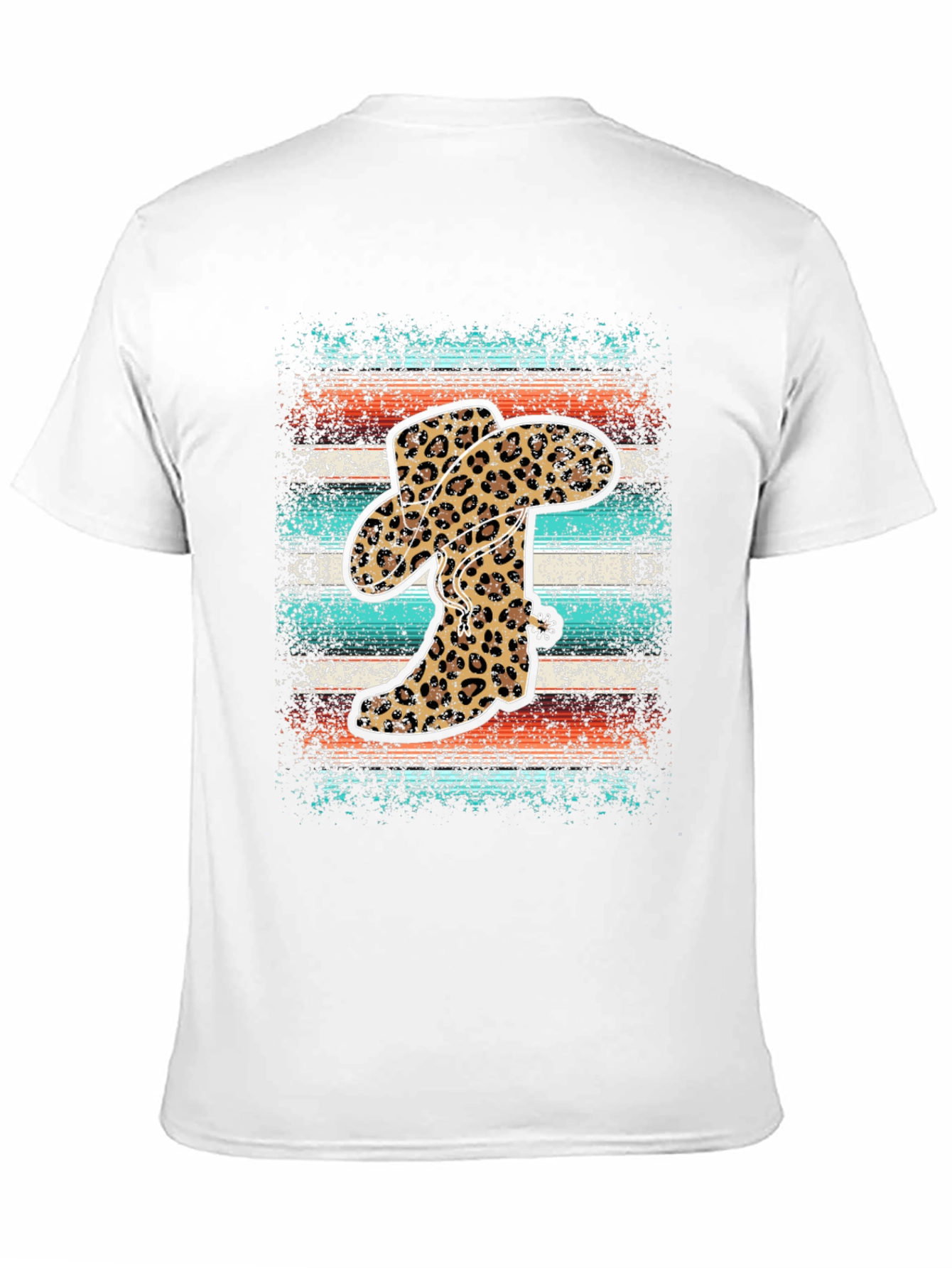 Leopard Cowboy Boots Graphic Tee