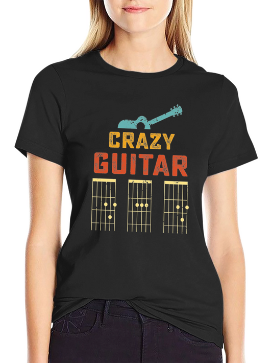 Crazy Guitar T-Shirt - Musicians Delight!