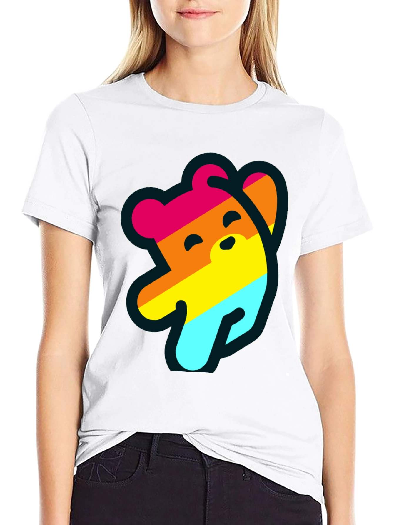 Pride Bear Graphic Tee - Comfortable Casual Wear