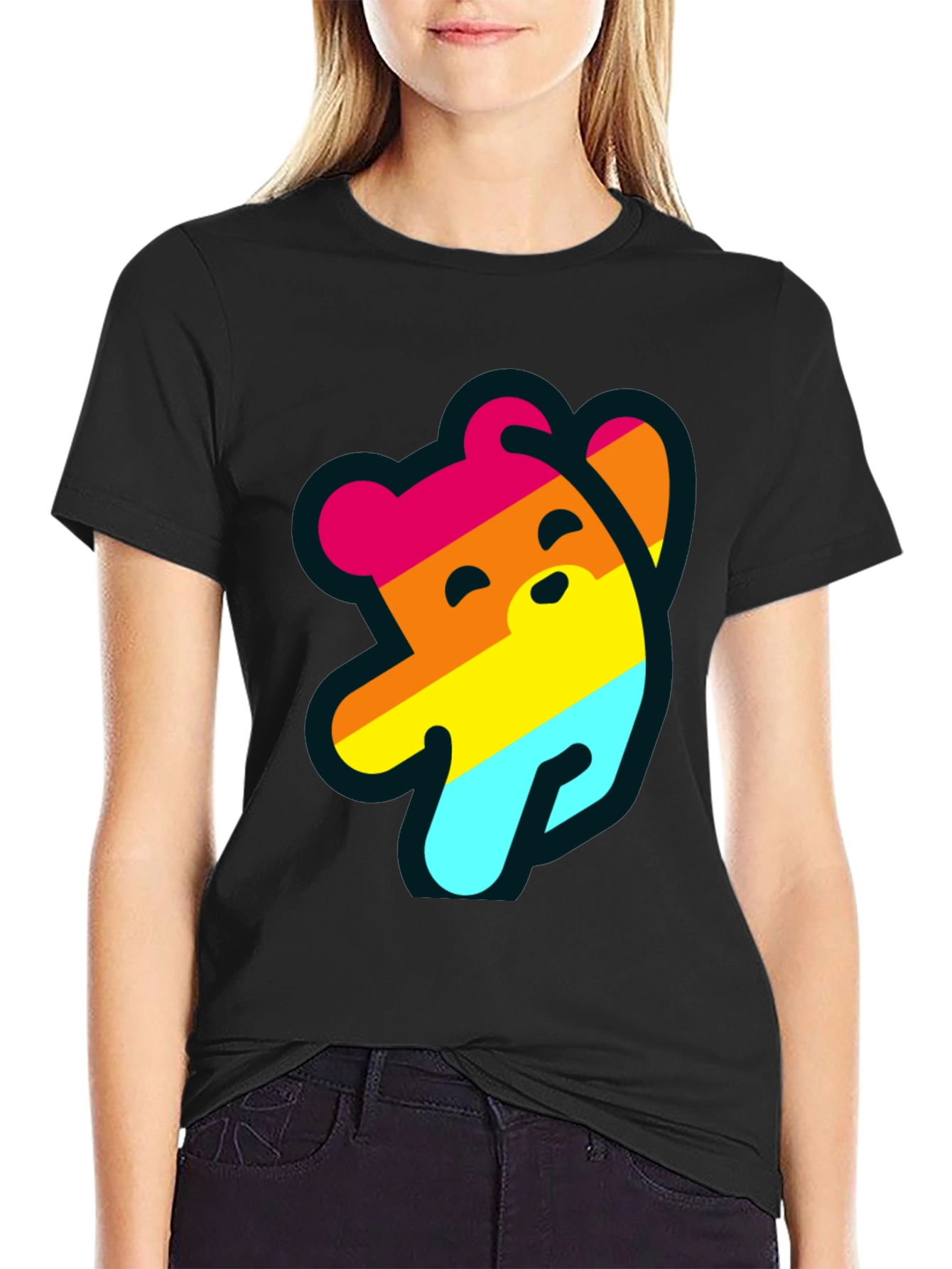Pride Bear Graphic Tee - Comfortable Casual Wear