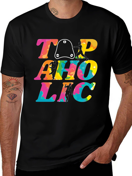 Tap Dance T-Shirt - Tapaholic Colorful Design