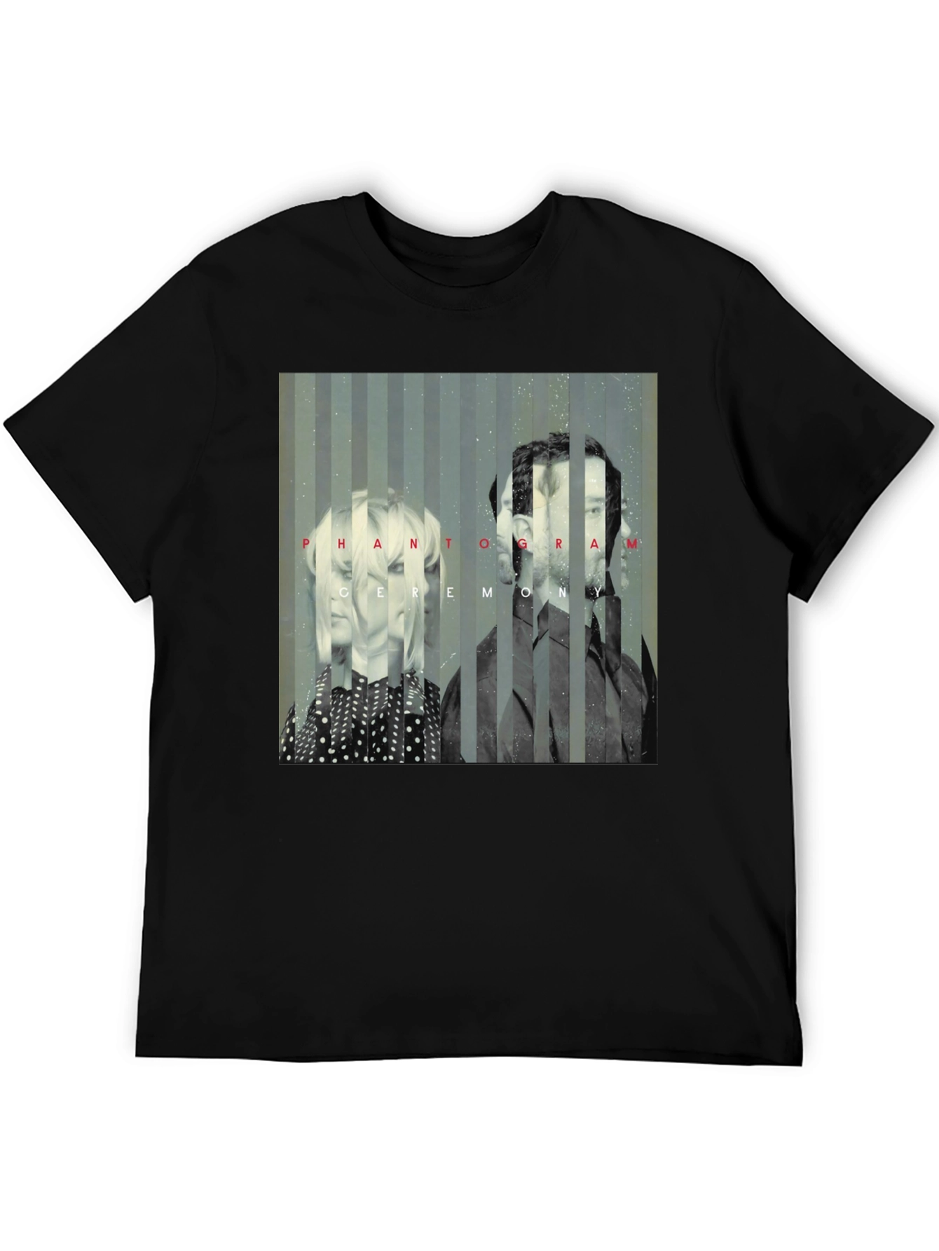 Phantogram Ceremony Graphic Tee - Black Cotton Blend