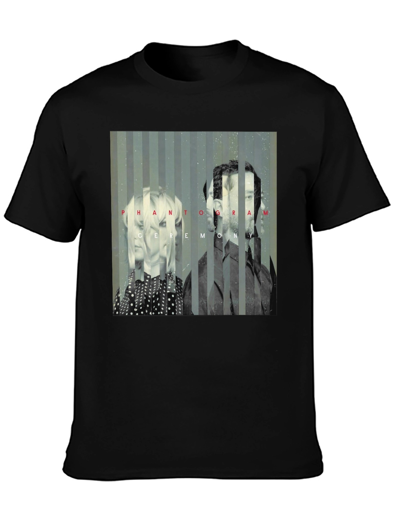 Phantogram Ceremony Graphic Tee - Black Cotton Blend