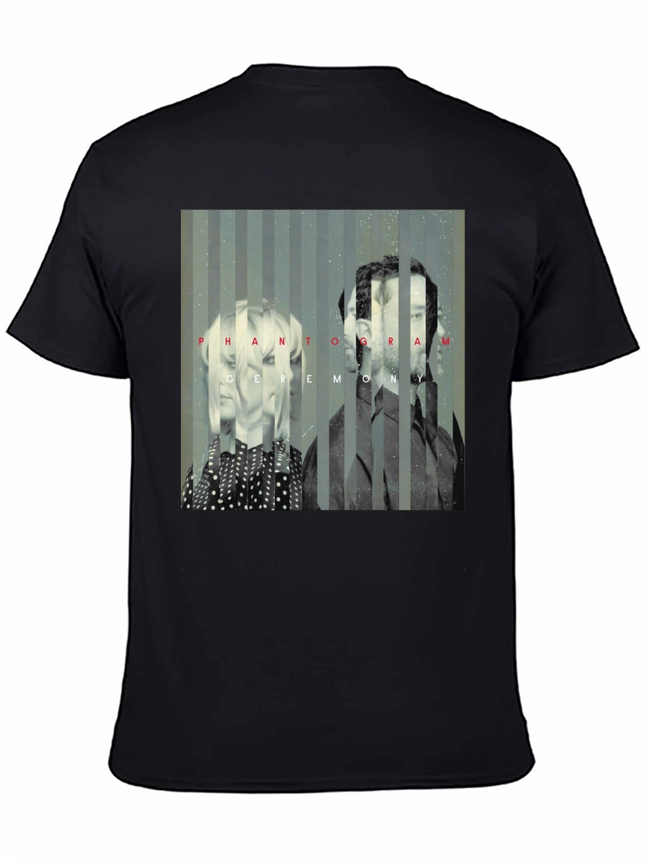 Phantogram Ceremony Graphic Tee - Black Cotton Blend