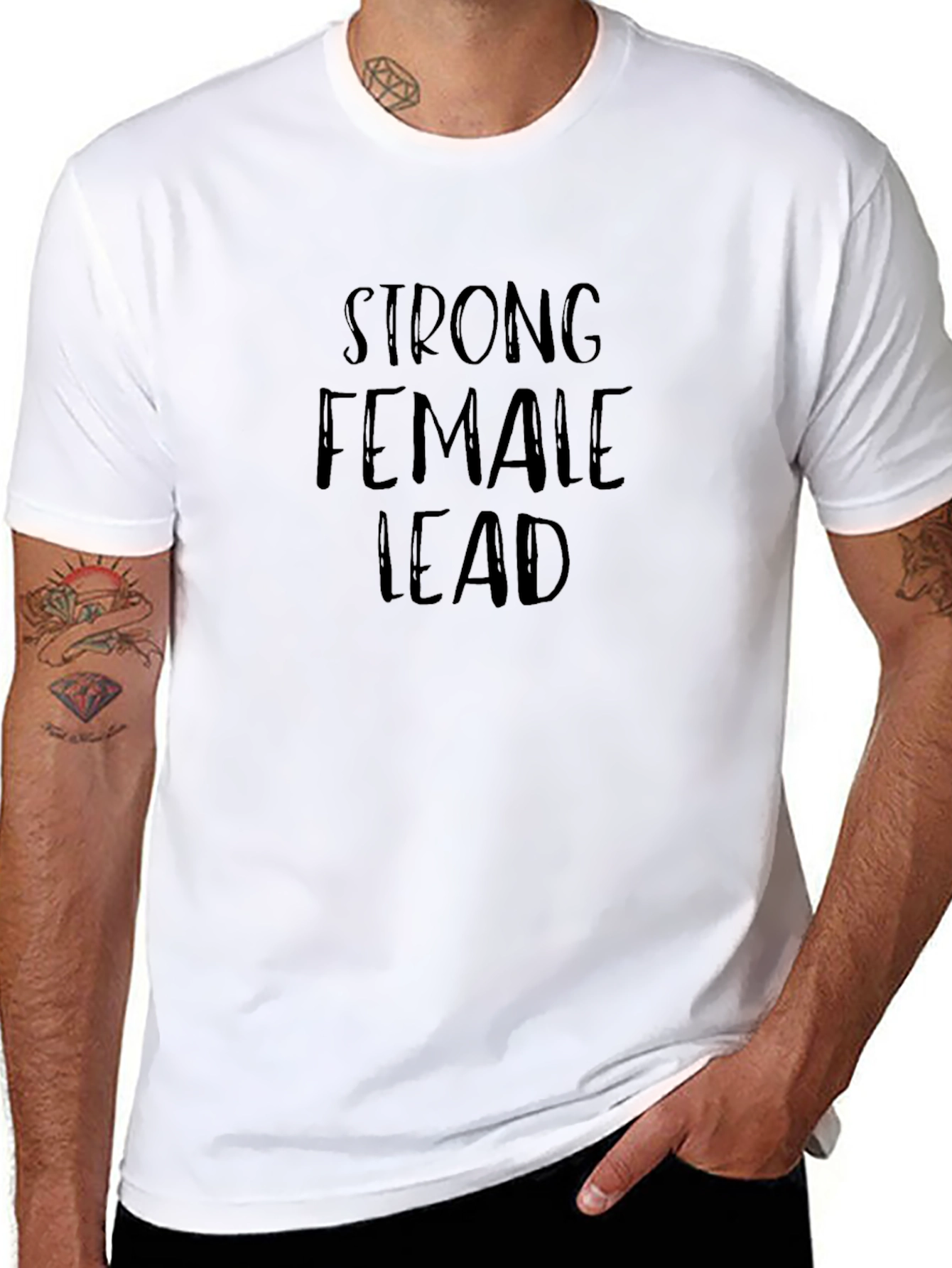 Strong Female Lead Graphic Tee - Black