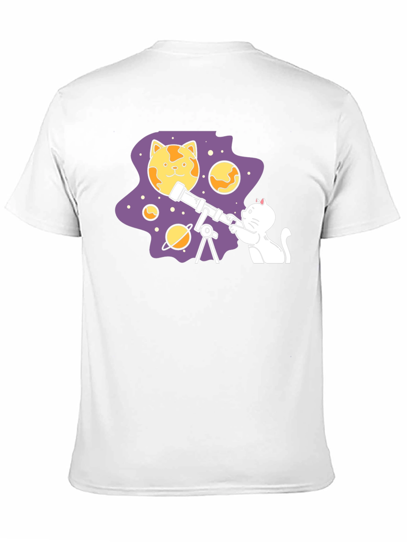 Cat Astronomer T-Shirt - Space Adventure