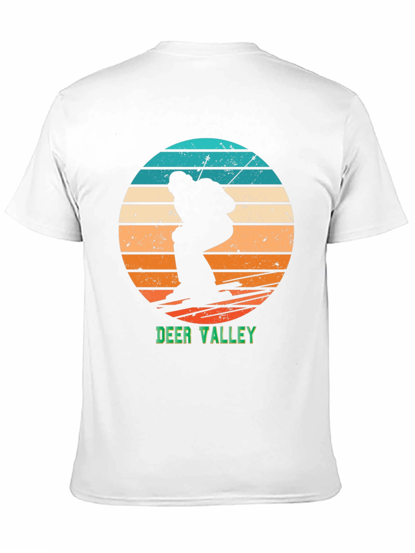 Deer Valley Ski Retro Graphic Tee - Black