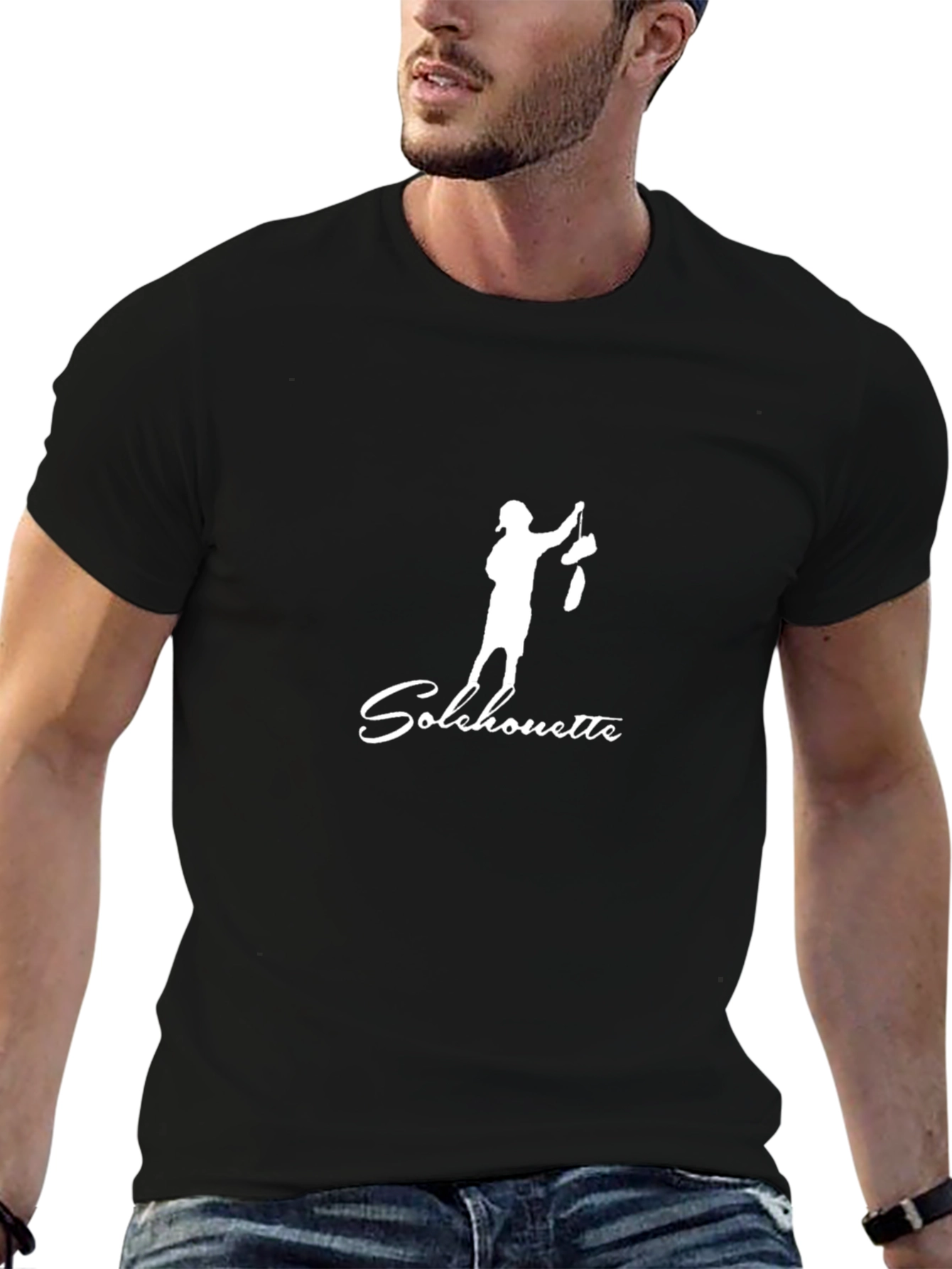 Solchouette Silhouette Black T-Shirt