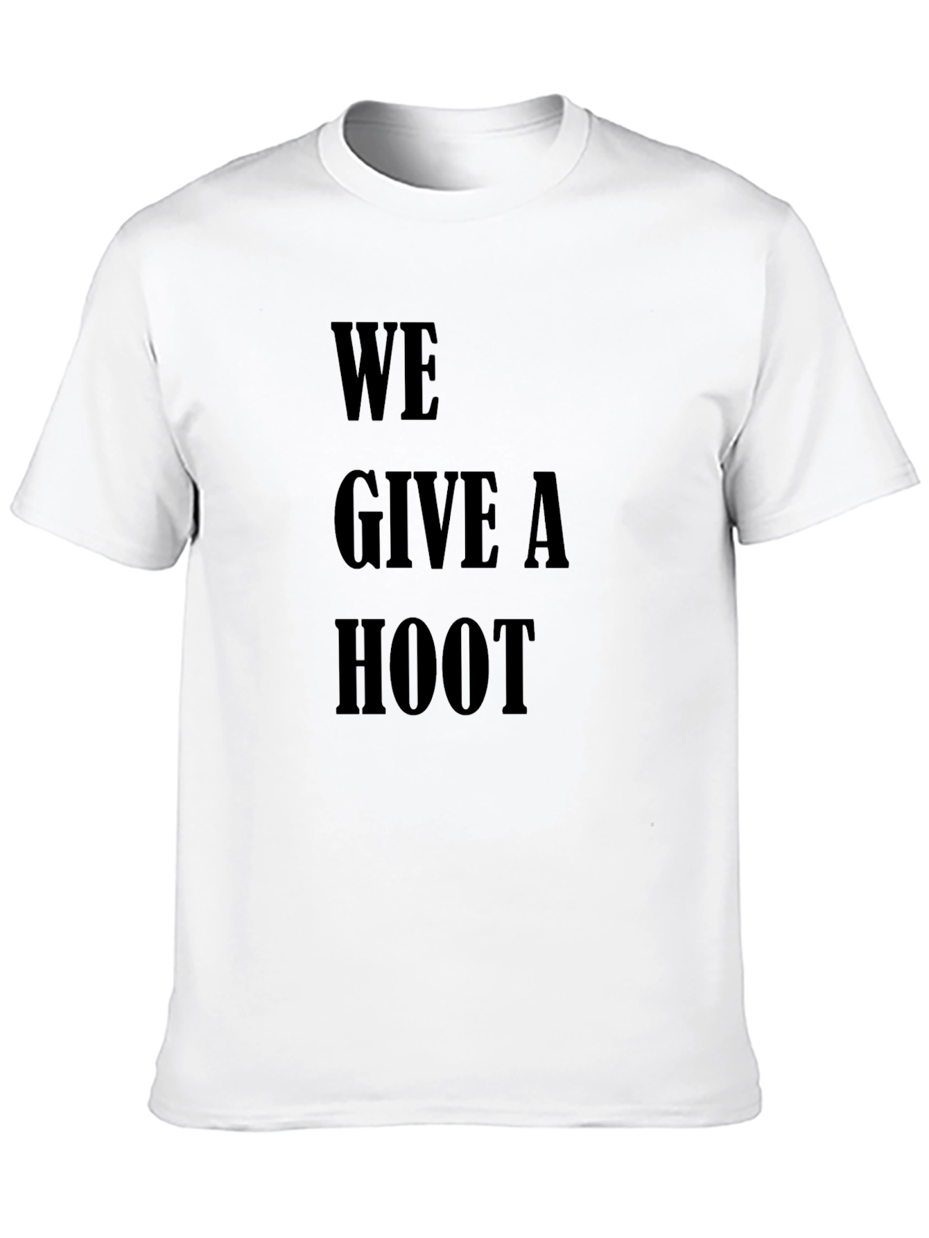 We Give A Hoot Graphic T-Shirt - Black