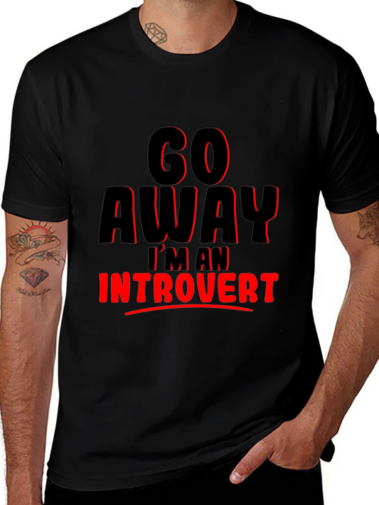 Introvert Graphic Tee - Go Away T-Shirt