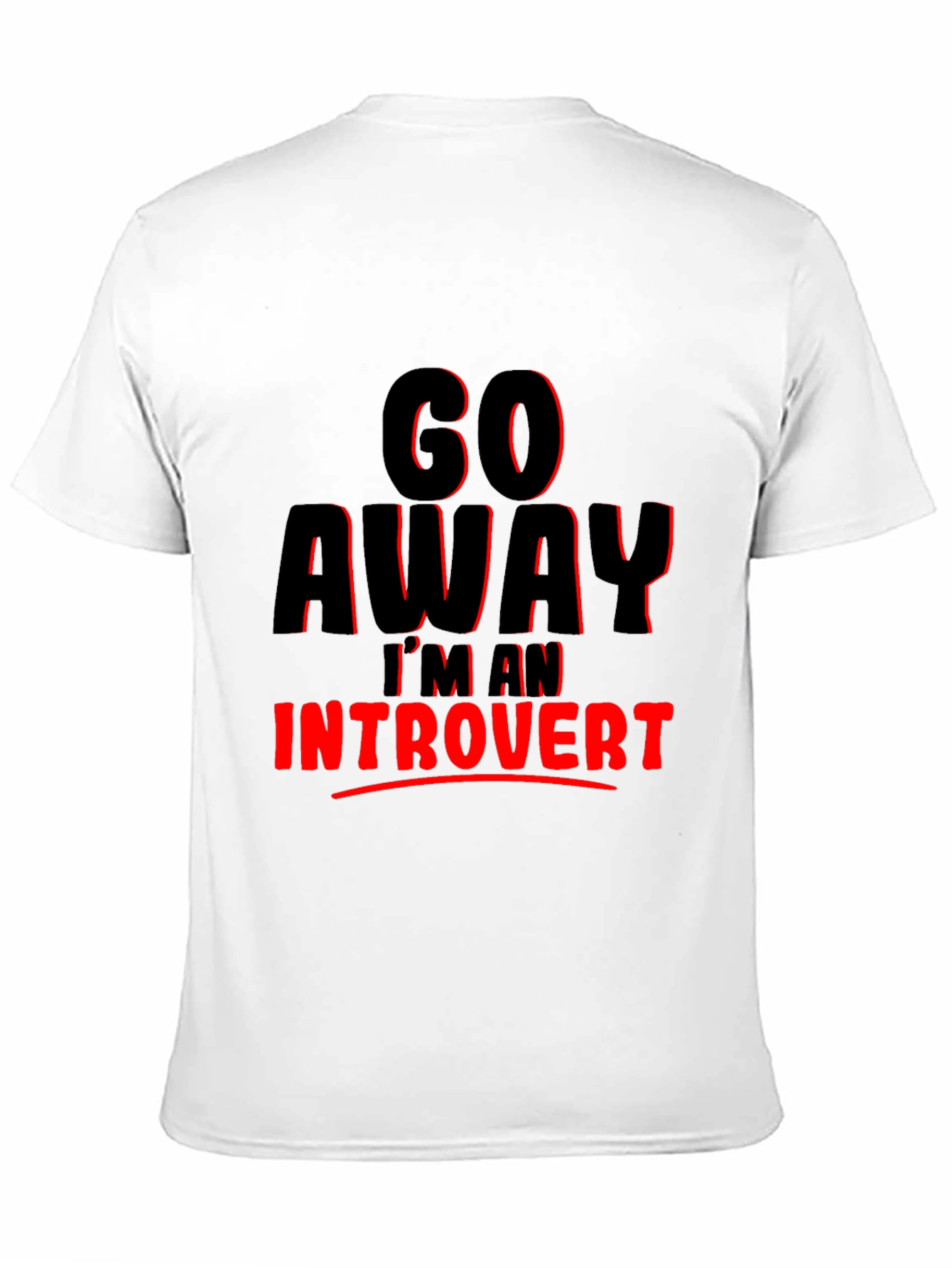 Introvert Graphic Tee - Go Away T-Shirt