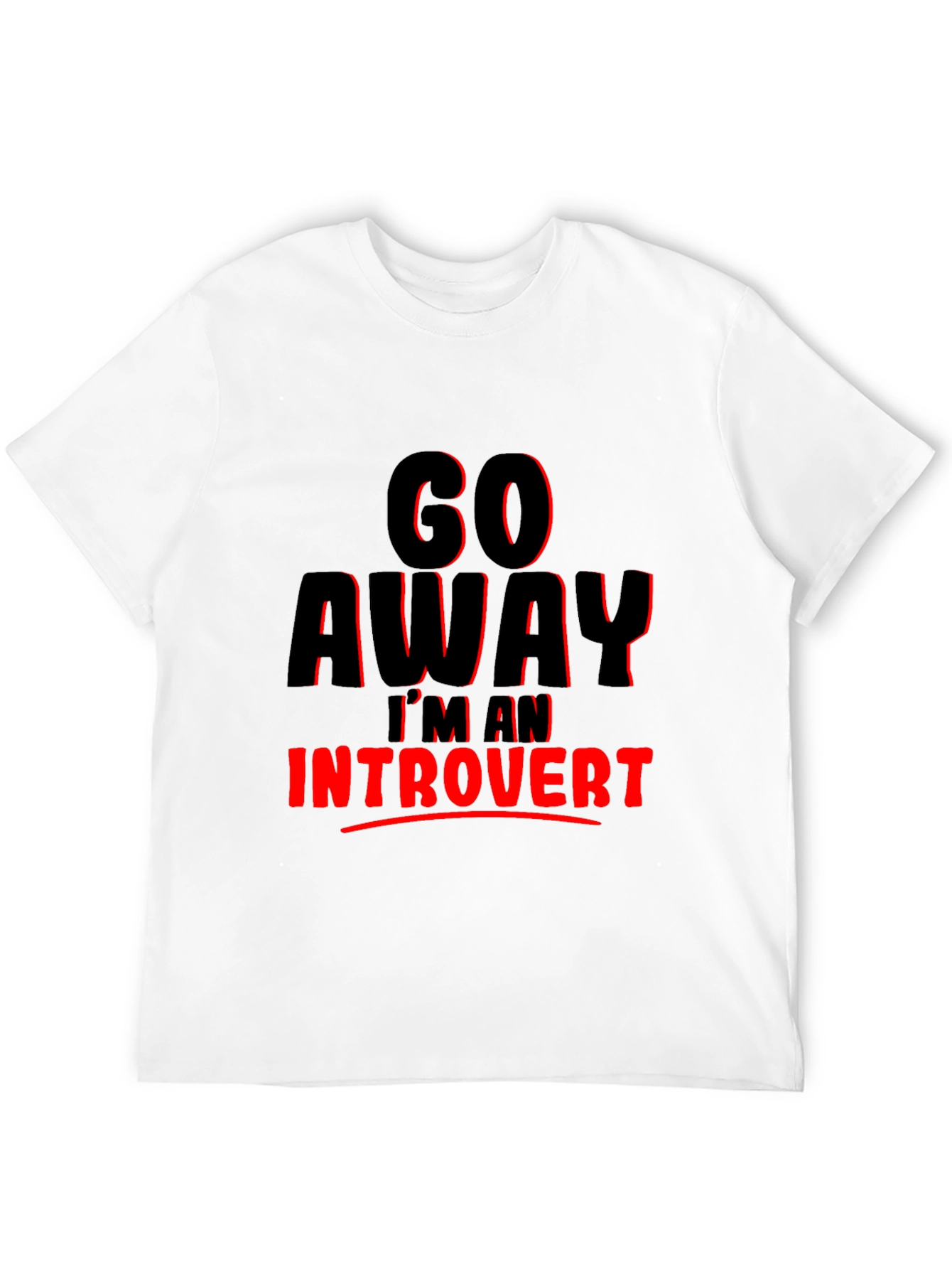 Introvert Graphic Tee - Go Away T-Shirt