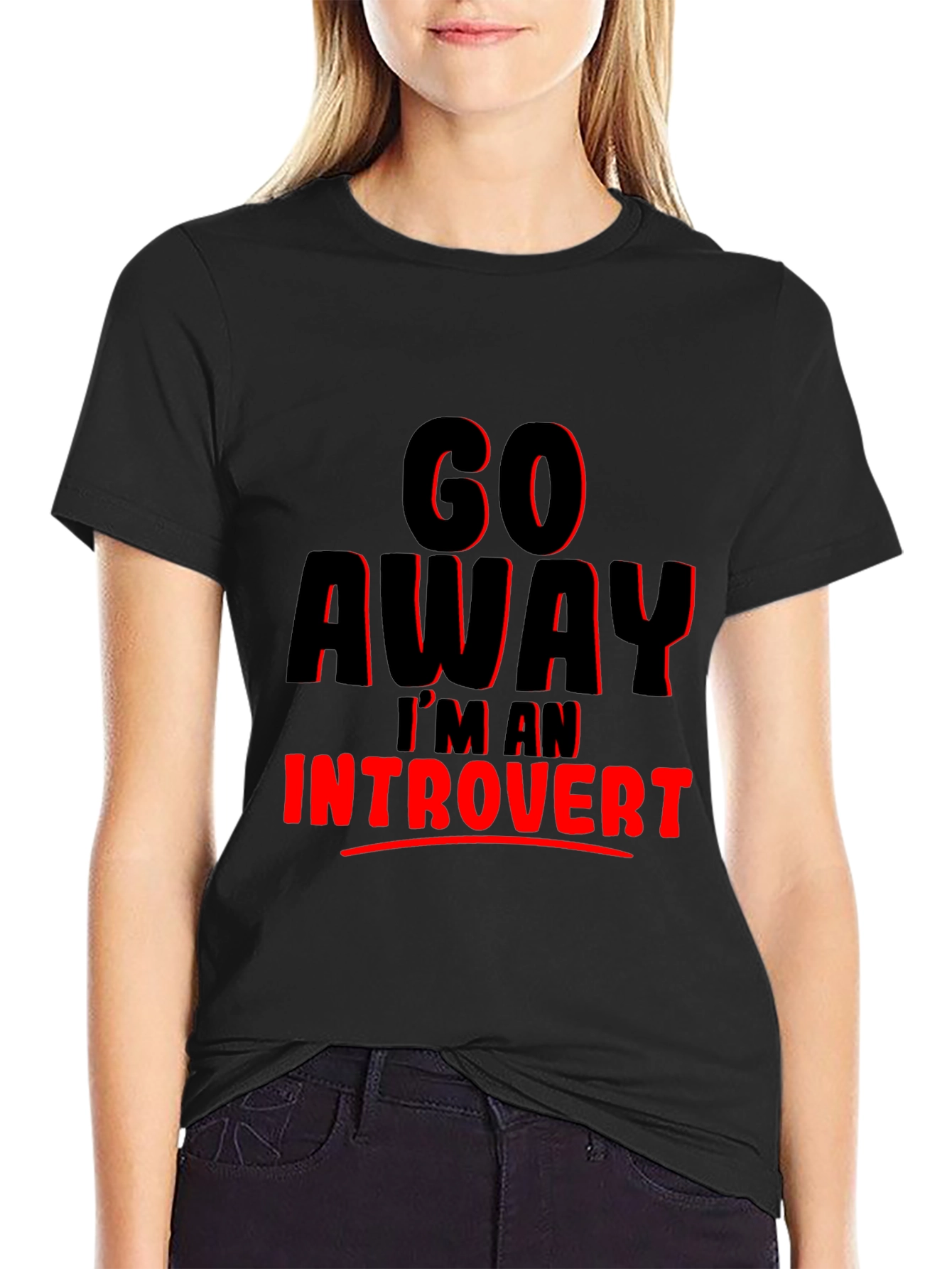 Introvert Graphic Tee - Go Away T-Shirt