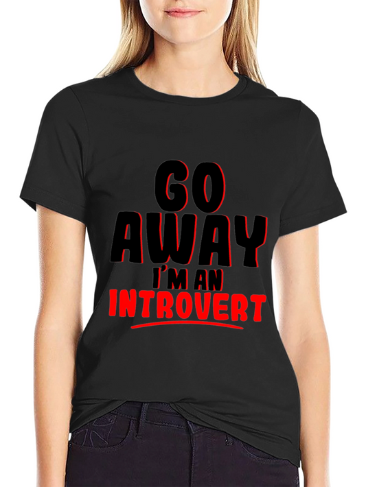 Introvert Graphic Tee - Go Away T-Shirt