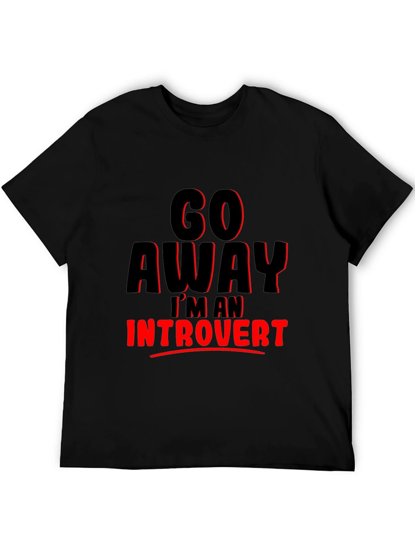 Introvert Graphic Tee - Go Away T-Shirt