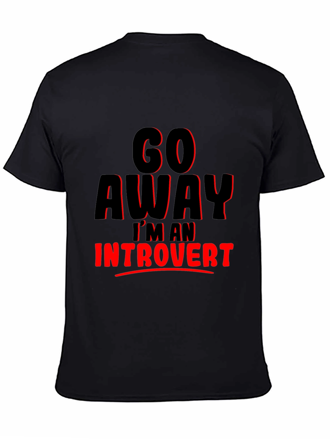 Introvert Graphic Tee - Go Away T-Shirt